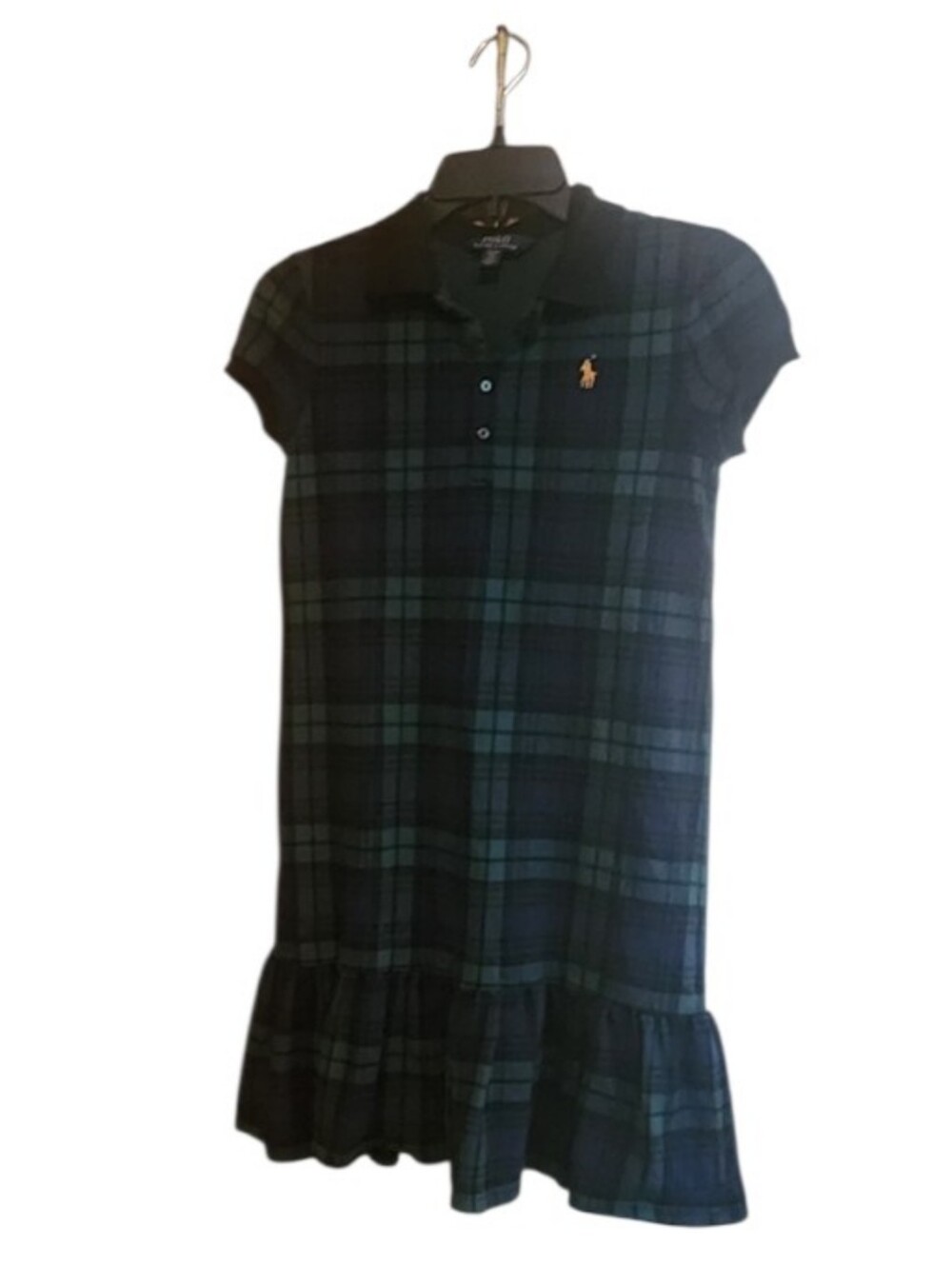 Polo by Ralph Lauren Black Watch Tartan Plaid Polo Dress